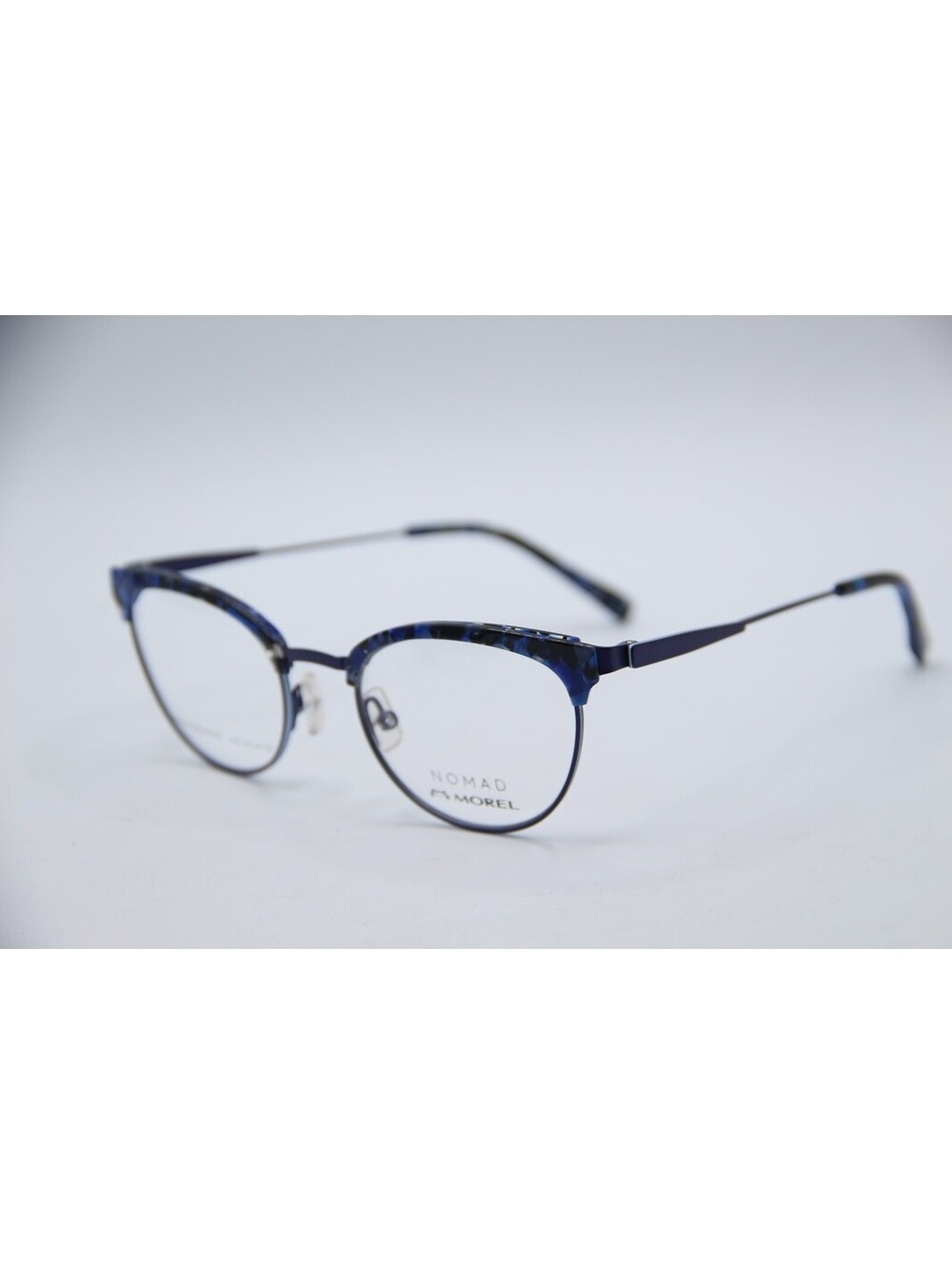 Morel 40102N Bb03 Blue Black Authentic Eyeglasses 49-19-135